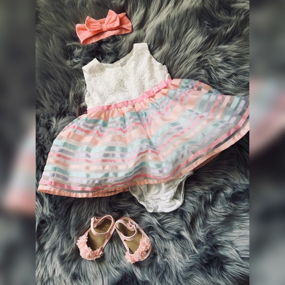 Pastel Stripped Dress